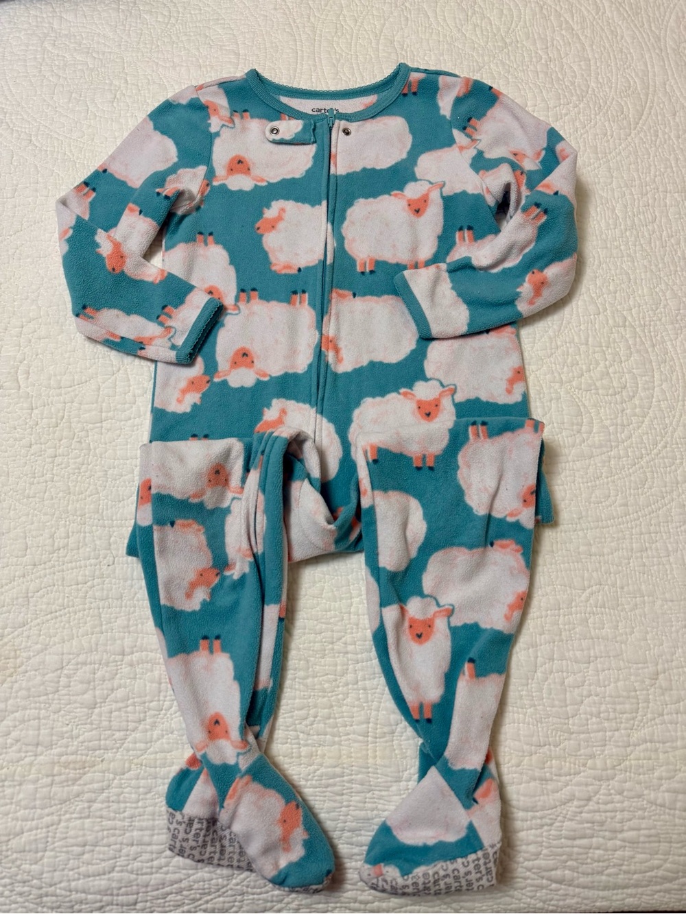Child of Mine by Carter’s Fleece Footed Pajamas – 5T